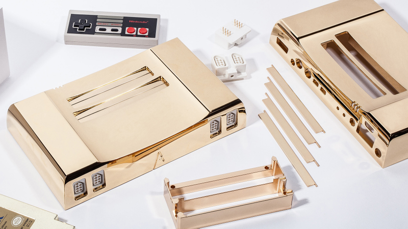 Illustration for article titled A 24K Gold NES Clone Is the Classiest Way To Celebrate Zelda's 30th Anniversary